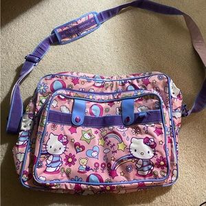 Pink sanrio crossbody/travel bag